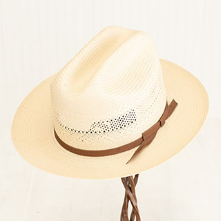 Hand-shaped Western felt or straw hat 1